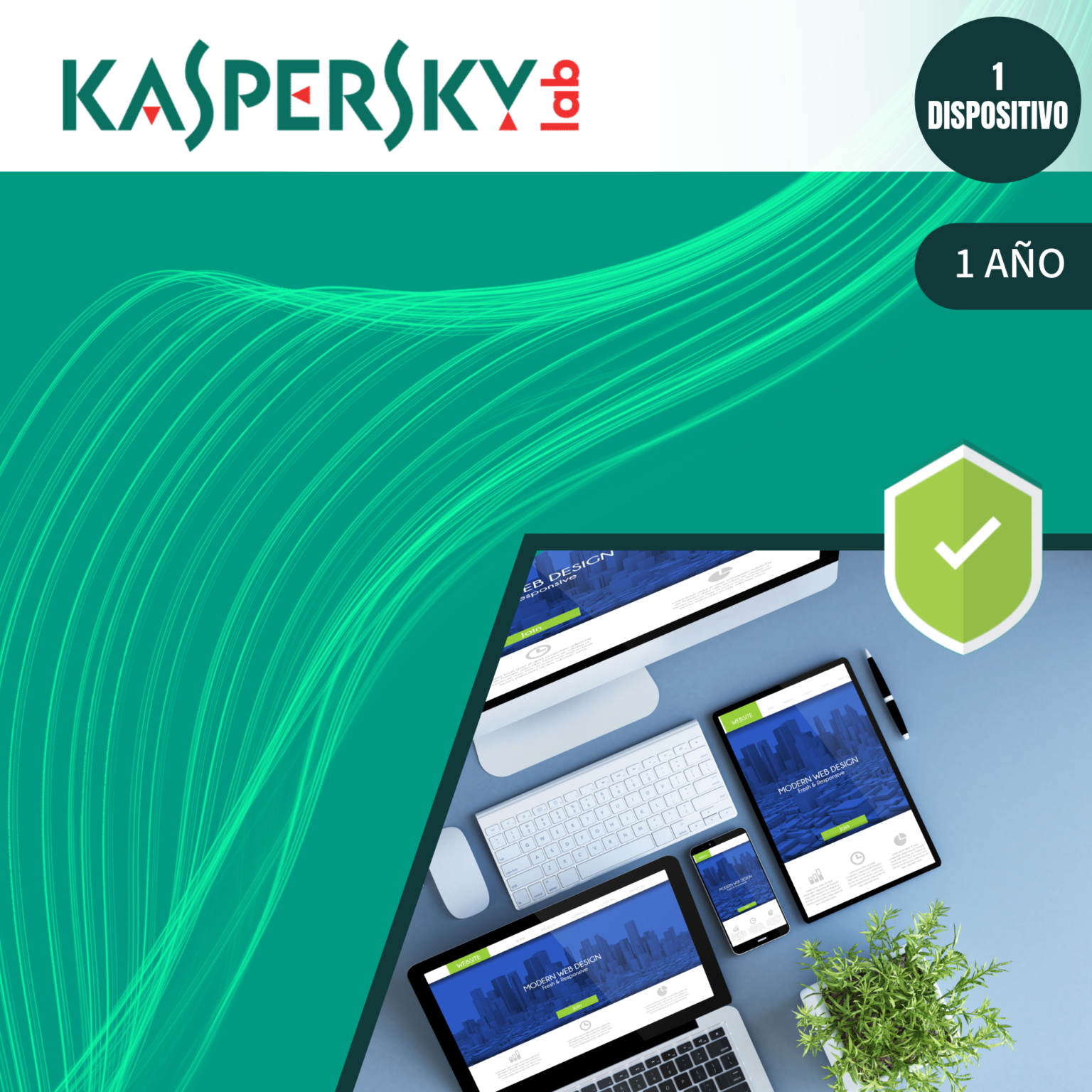 Kaspersky Antivirus - 1 Dispositivo